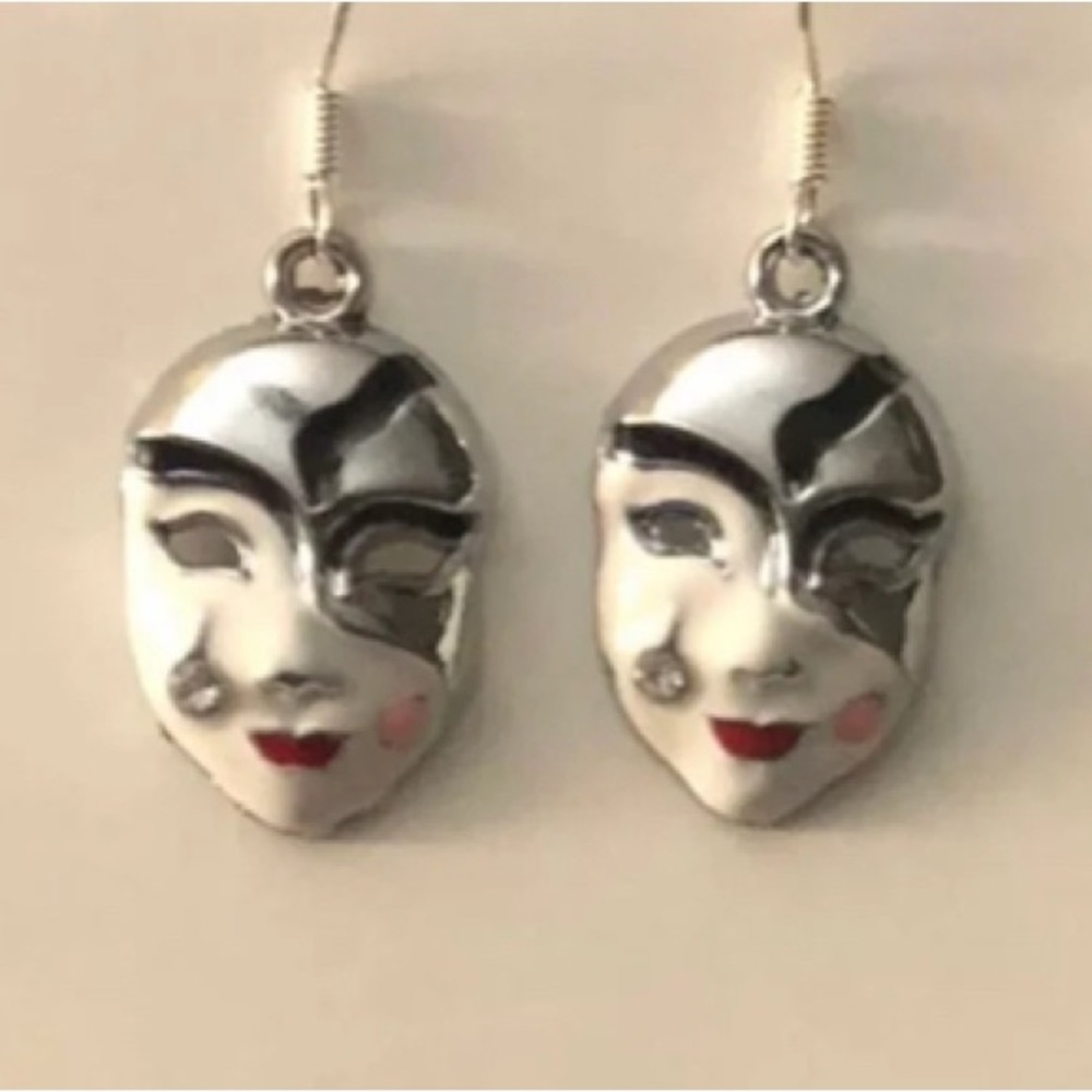 Mardi Mask New Orleans Gras Earrings